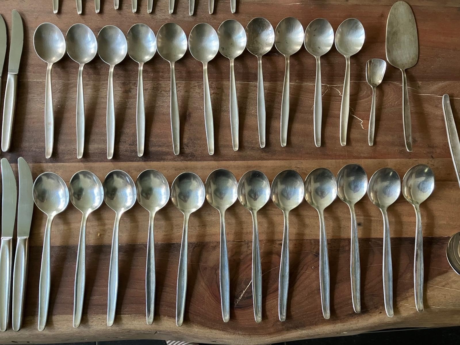 Keltum 12 persoons zilver bestek (niet compleet), Antiek en Kunst, Ophalen of Verzenden