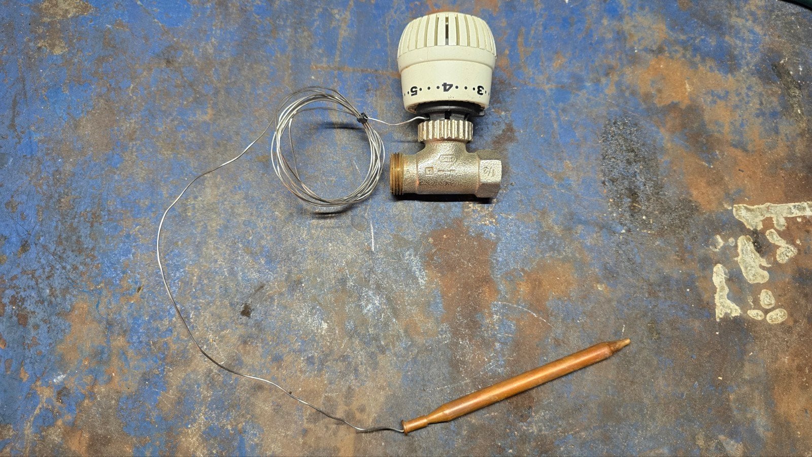 Honeywell Thermostatische kraan met voeler ½  1/2 inch x15mm, Ophalen of Verzenden, Gebruikt