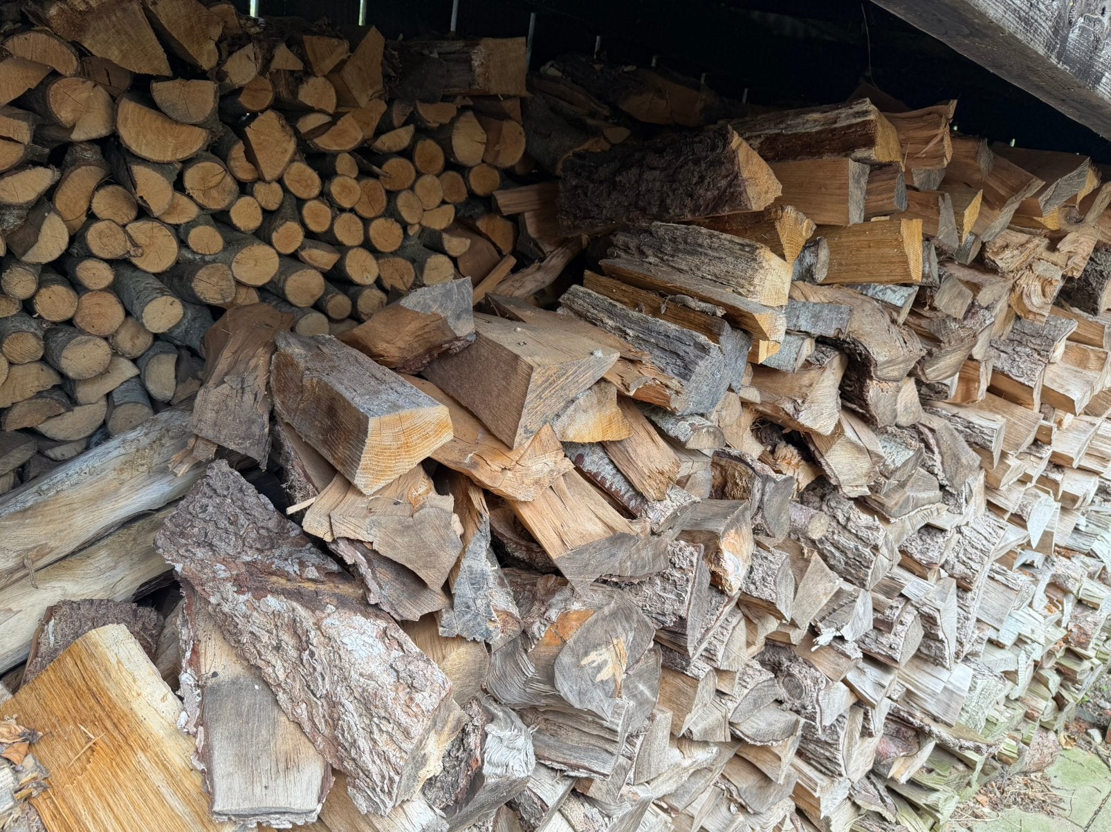 Gekloofd en droog haardhout, 3 tot 6 m³, Ophalen, Overige houtsoorten, Blokken