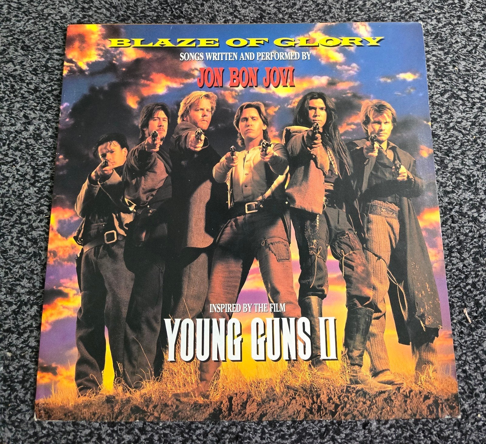 Bon Jovi Blaze of glory lp, Ophalen of Verzenden, Gebruikt, 12 inch, Poprock