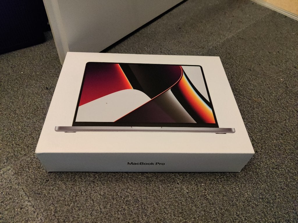 Lege doos van een Macbook Pro 14"  Model A2442 5-9, Overige typen, Ophalen of Verzenden, Zo goed als nieuw, 14 inch