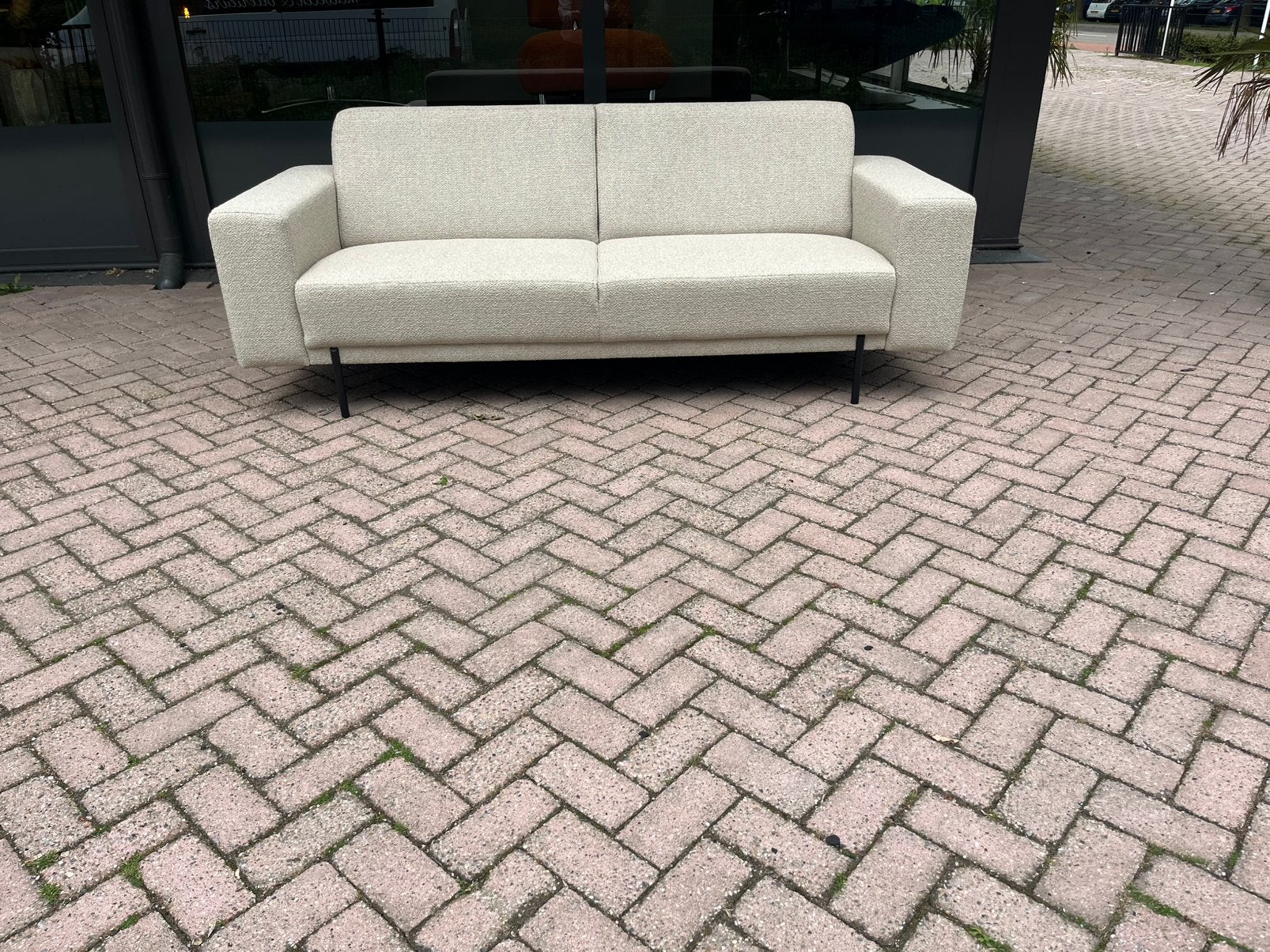 3 zits bank nieuw 50% korting, Ophalen of Verzenden, Zo goed als nieuw, 75 tot 100 cm, Stof