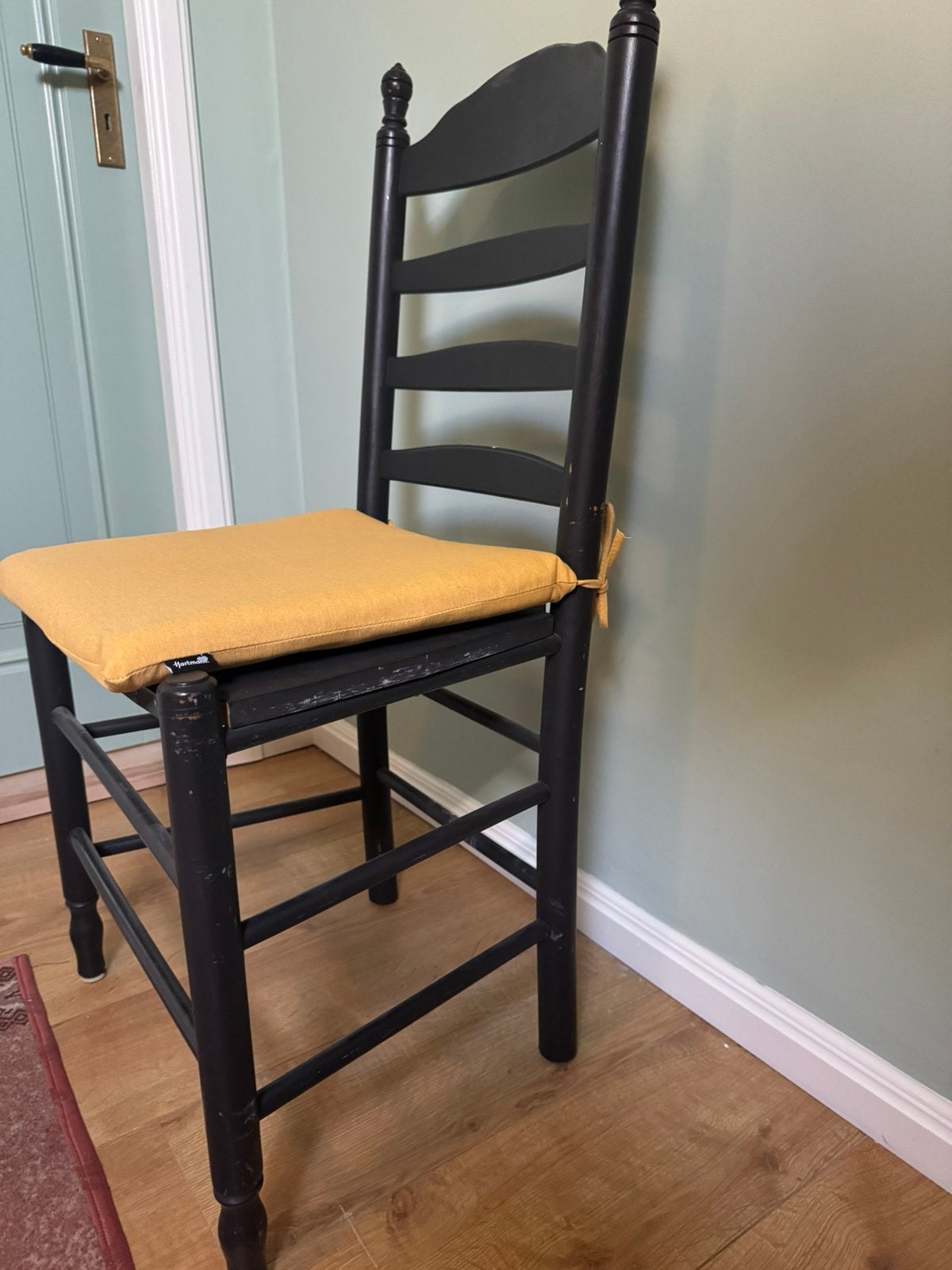 4 eetkamer stoelen, Ophalen, Zwart, Zo goed als nieuw, Vier