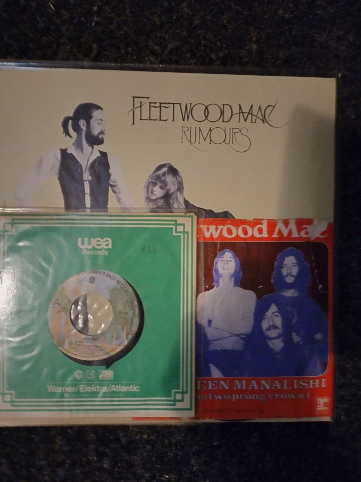 FLEETWOOD - MAC  LP & 2  45 TOEREN, Cd's en Dvd's, Ophalen of Verzenden, Gebruikt, Overige formaten, Poprock