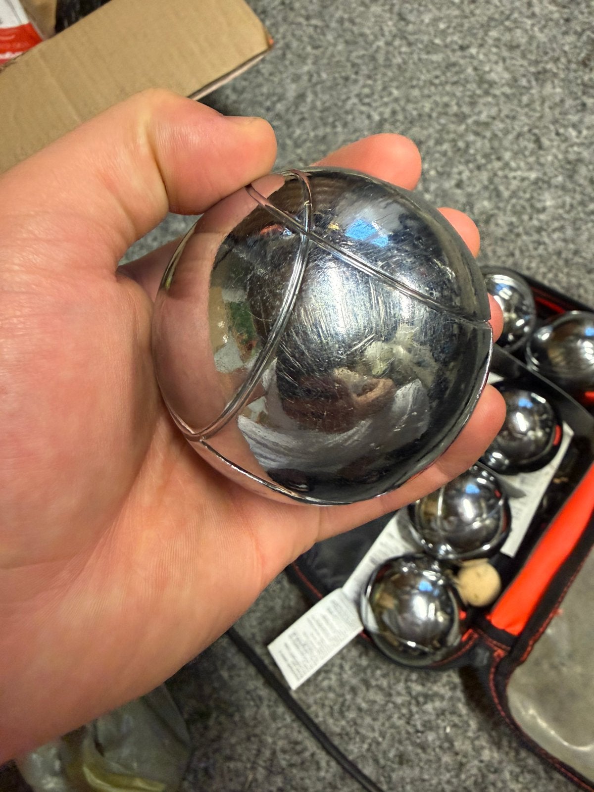 Petanque spel, Ophalen, Zo goed als nieuw