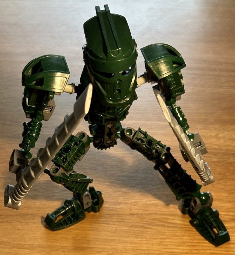 LEGO Bionicle Toa Matau 8605, Bionicle, Lego, Ophalen of Verzenden, Zo goed als nieuw