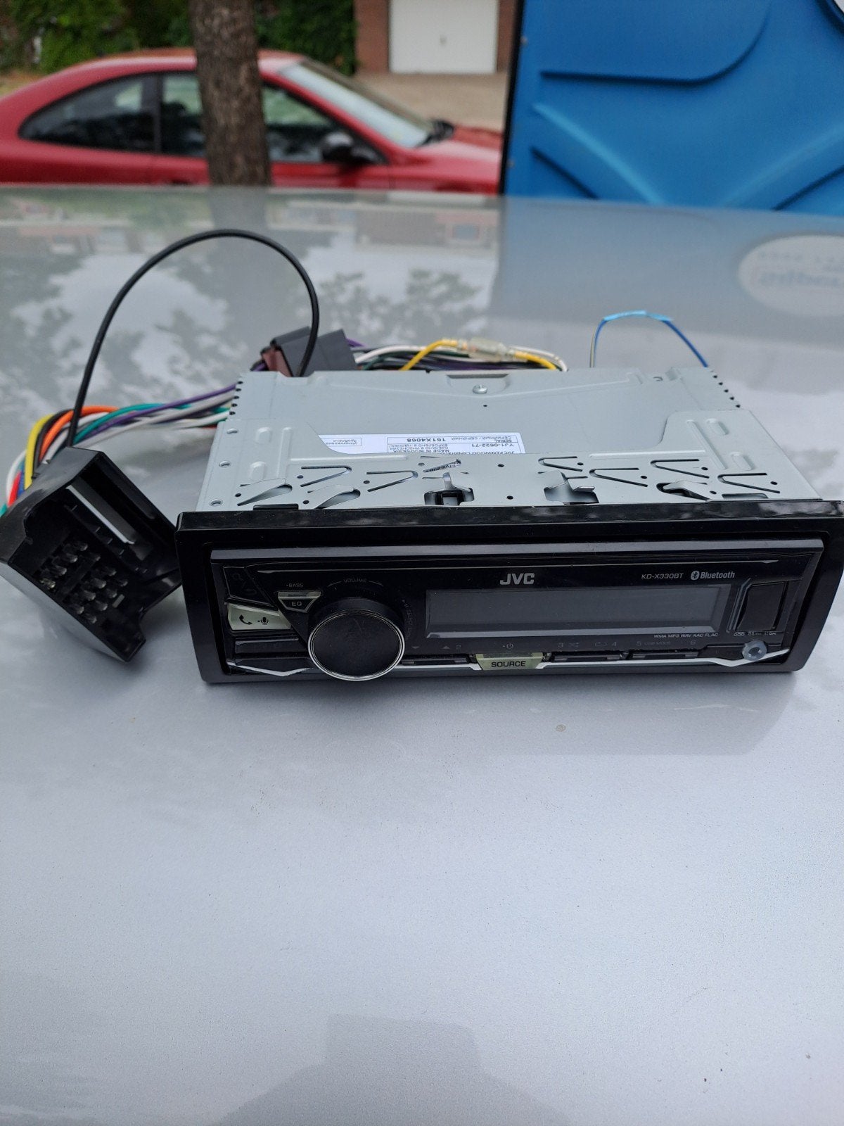 Jvc bleutooth radio kd-x330bt, Auto diversen, Autoradio's, Ophalen, Zo goed als nieuw