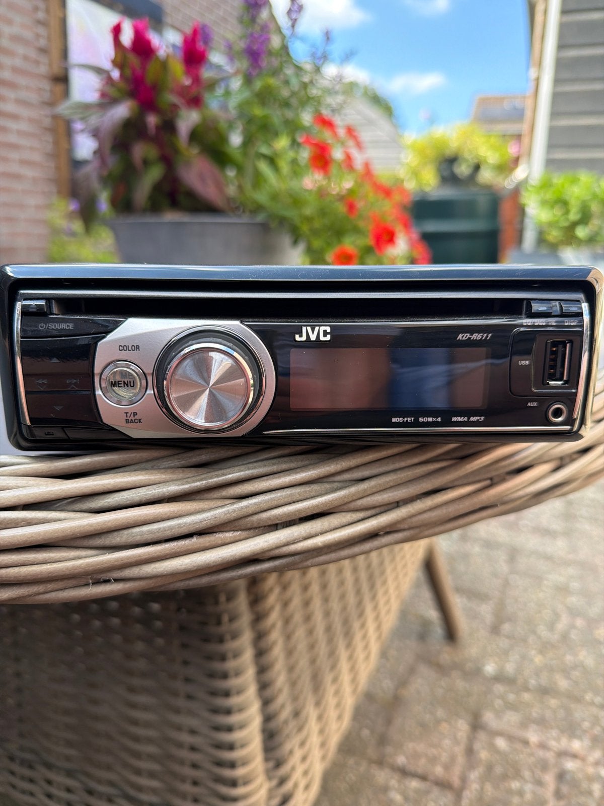 JVC KD-R611 Autoradio met USB en AUX, Ophalen, Gebruikt