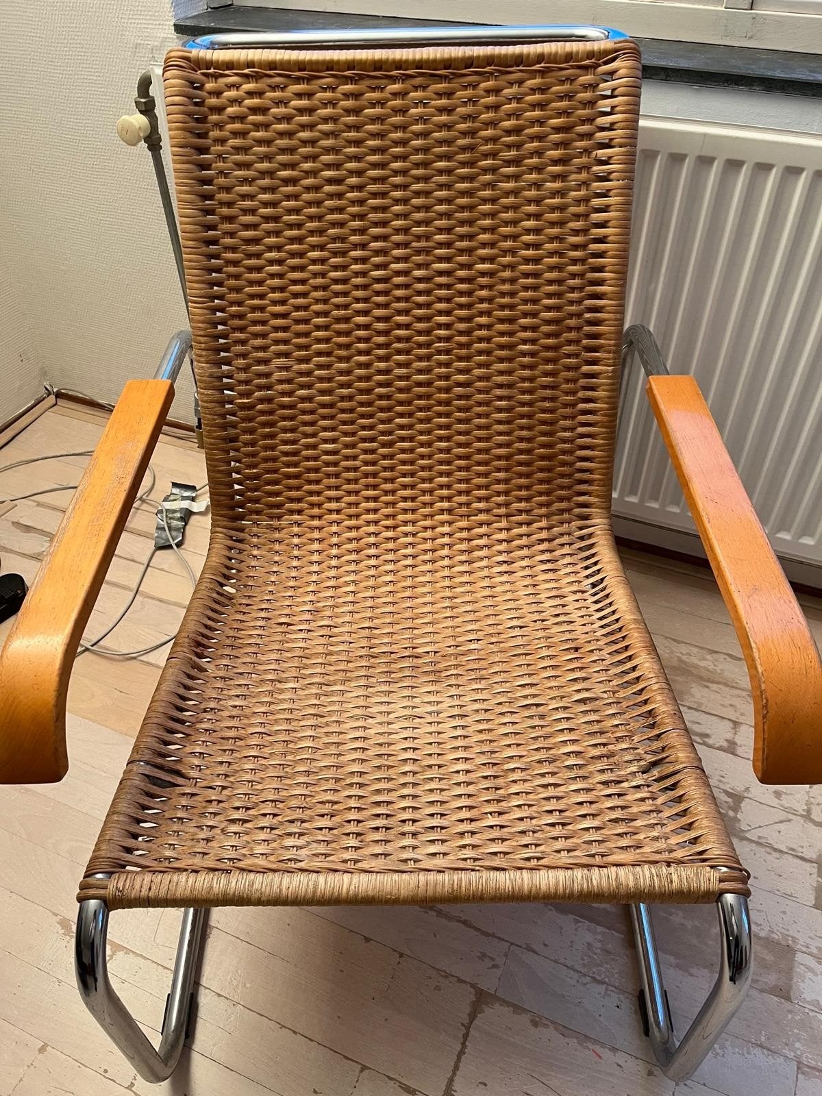 Originele Thonet S 35 fauteuil – Marcel Breuer –, Ophalen of Verzenden, Gebruikt, Overige kleuren, Eén