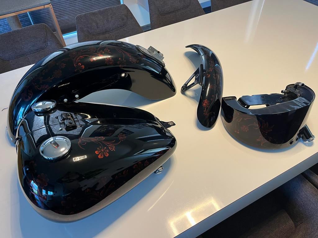 Custom Paintset Harley Davidson 2001 Softail Springer FXSTS, Ophalen, Gebruikt