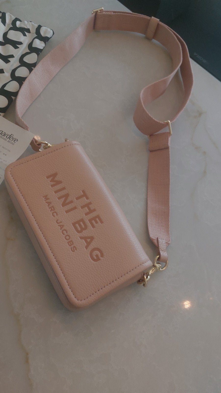 Nieuwe Marc Jacobs The Mini Bag - Inclusief Bon, Ophalen, Nieuw, Roze, Schoudertasje