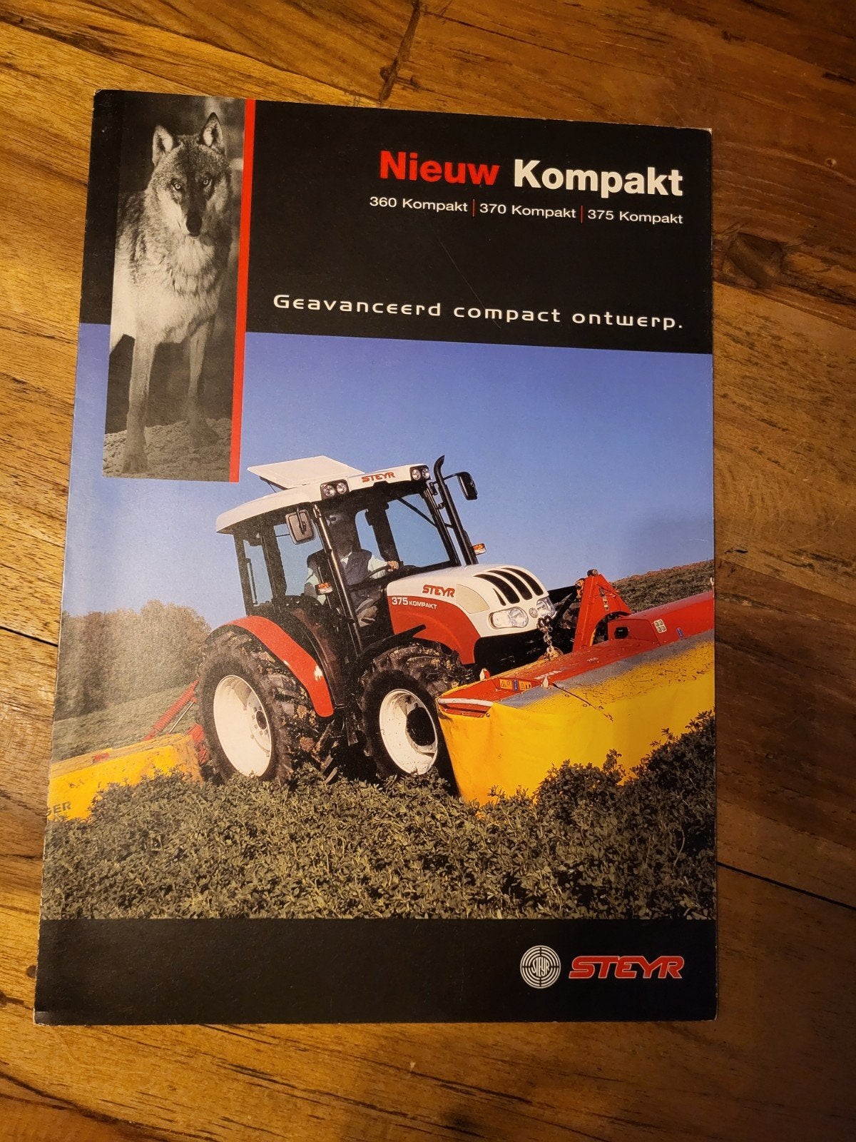 tractor folder Steyr 360 370 375 Nieuw Kompakt, Boeken, Ophalen of Verzenden, Nieuw