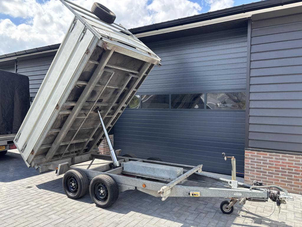 Henra kipper aanhanger aanhangwagen tandemasser plateauwagen, Gebruikt