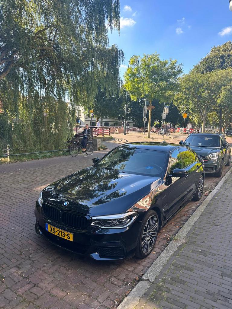 BMW 5-Serie 530e 252pk Aut. 2019 Zwart, Auto's, 1998 cc, Achterwielaandrijving, Euro 6, Zwart