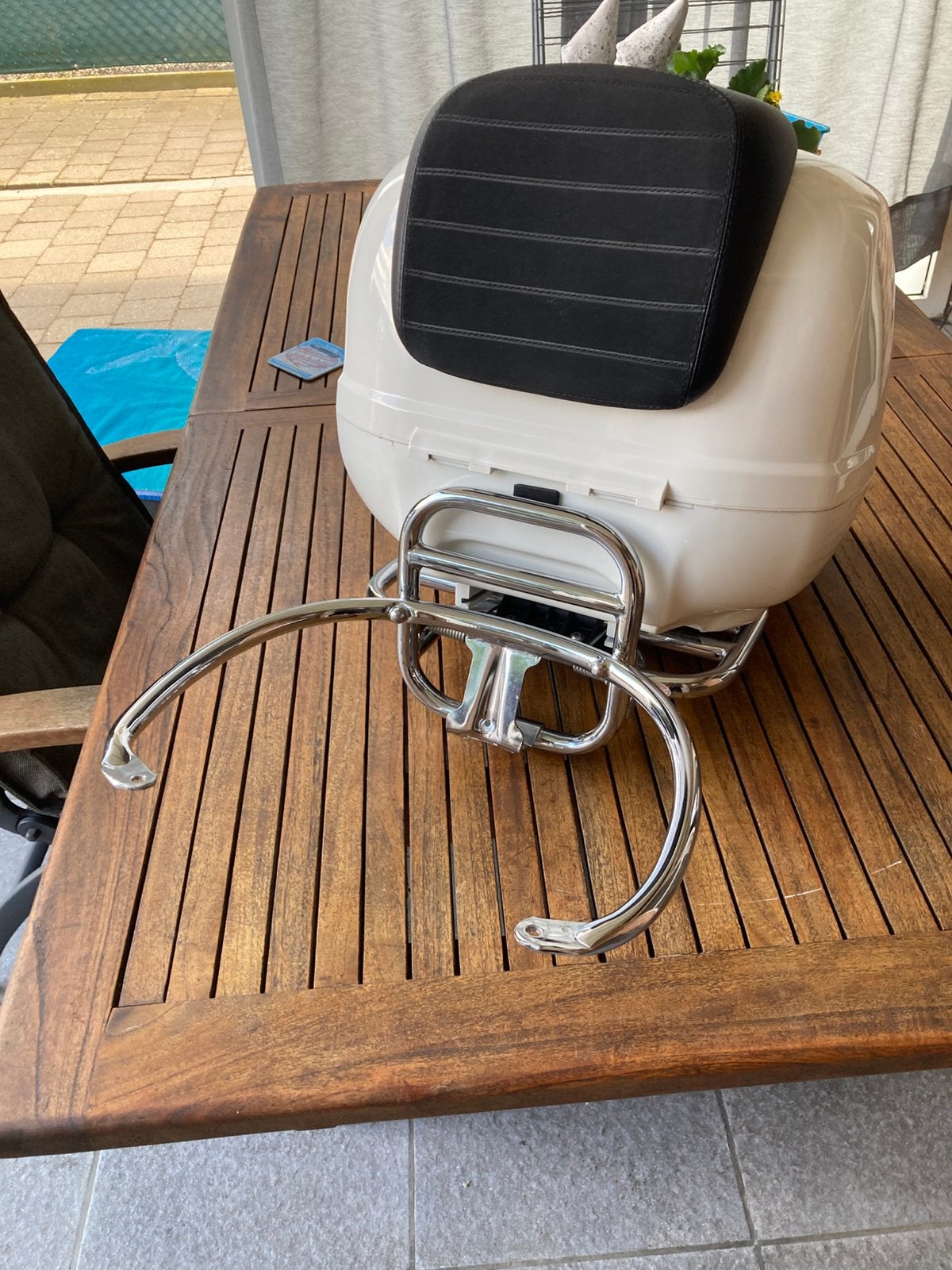 Vespa gts topkoffer (compleet), Ophalen of Verzenden, Gebruikt