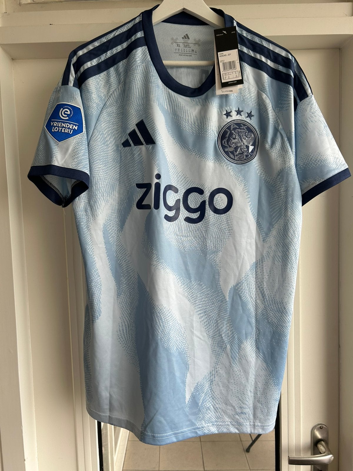 Ajax uitshirt Brandt 8, 1 dag levertijd, Ophalen of Verzenden, Nieuw, Blauw, Voetbal