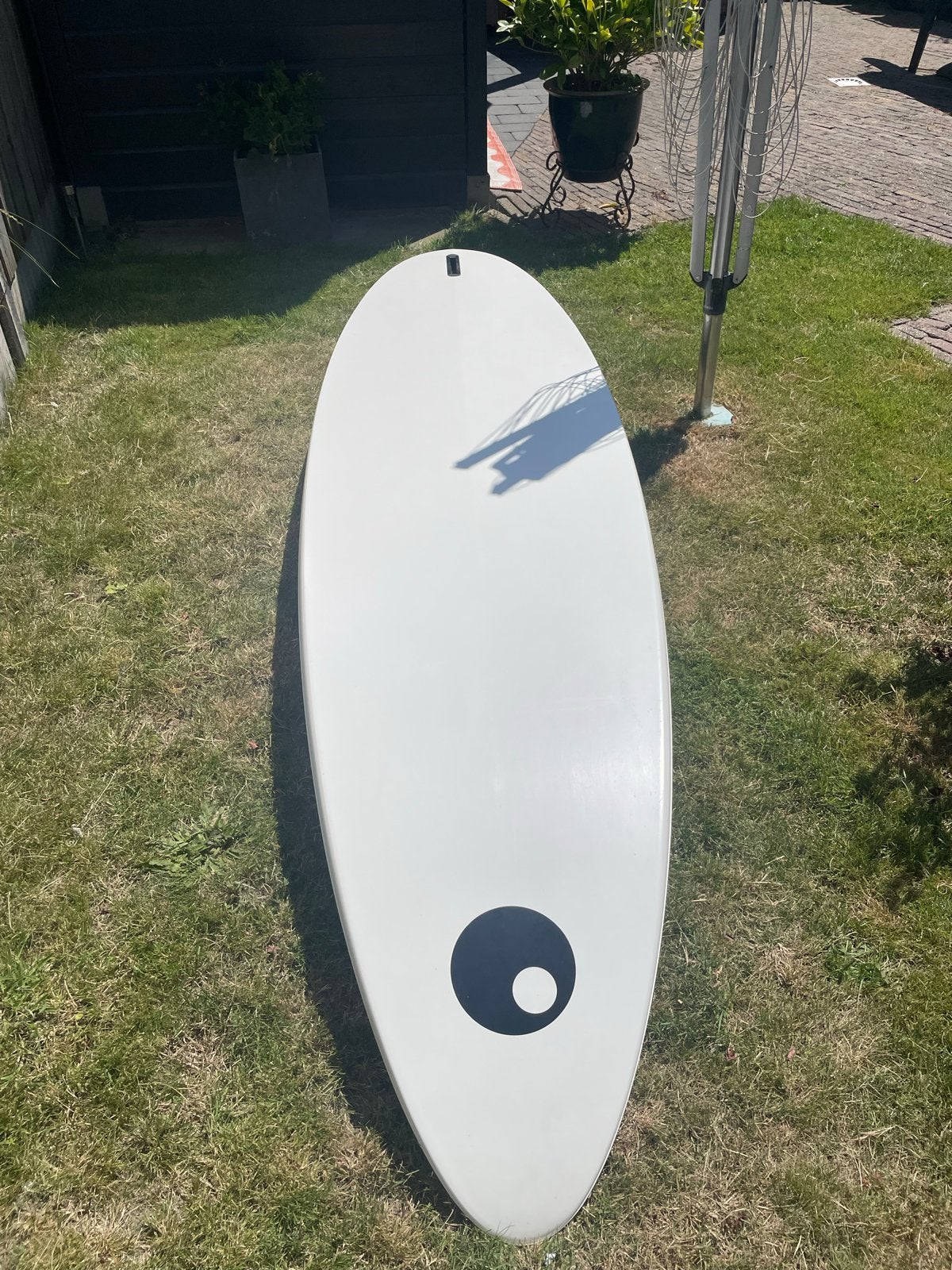 Bic surfplank compleet met zeil, giek en trapeze, Ophalen, 250 tot 300 cm, Gebruikt, Met giek