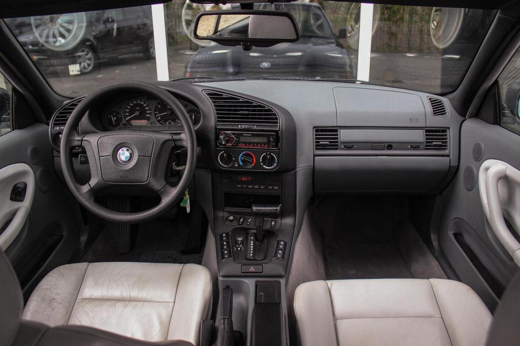 BMW 3-serie Cabrio 320i E36 | HiFi audio | Motorsport velgen, Auto's, Achterwielaandrijving, Gebruikt, 1445 kg, Leder