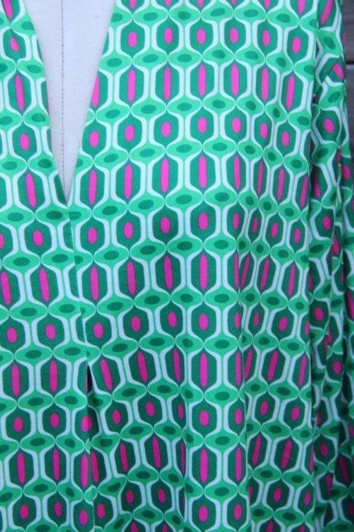 Tuniek groen/ roze Paprika mt XL/XXL Vaste prijs, Maat 46/48 (XL) of groter, Ophalen of Verzenden, Zo goed als nieuw, Paprika
