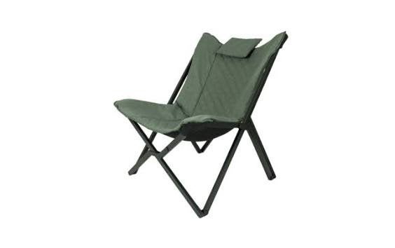 Bo Camp industrial green Molfat relax ongebruikt, Caravans en Kamperen, Ophalen, Zo goed als nieuw, Campingstoel