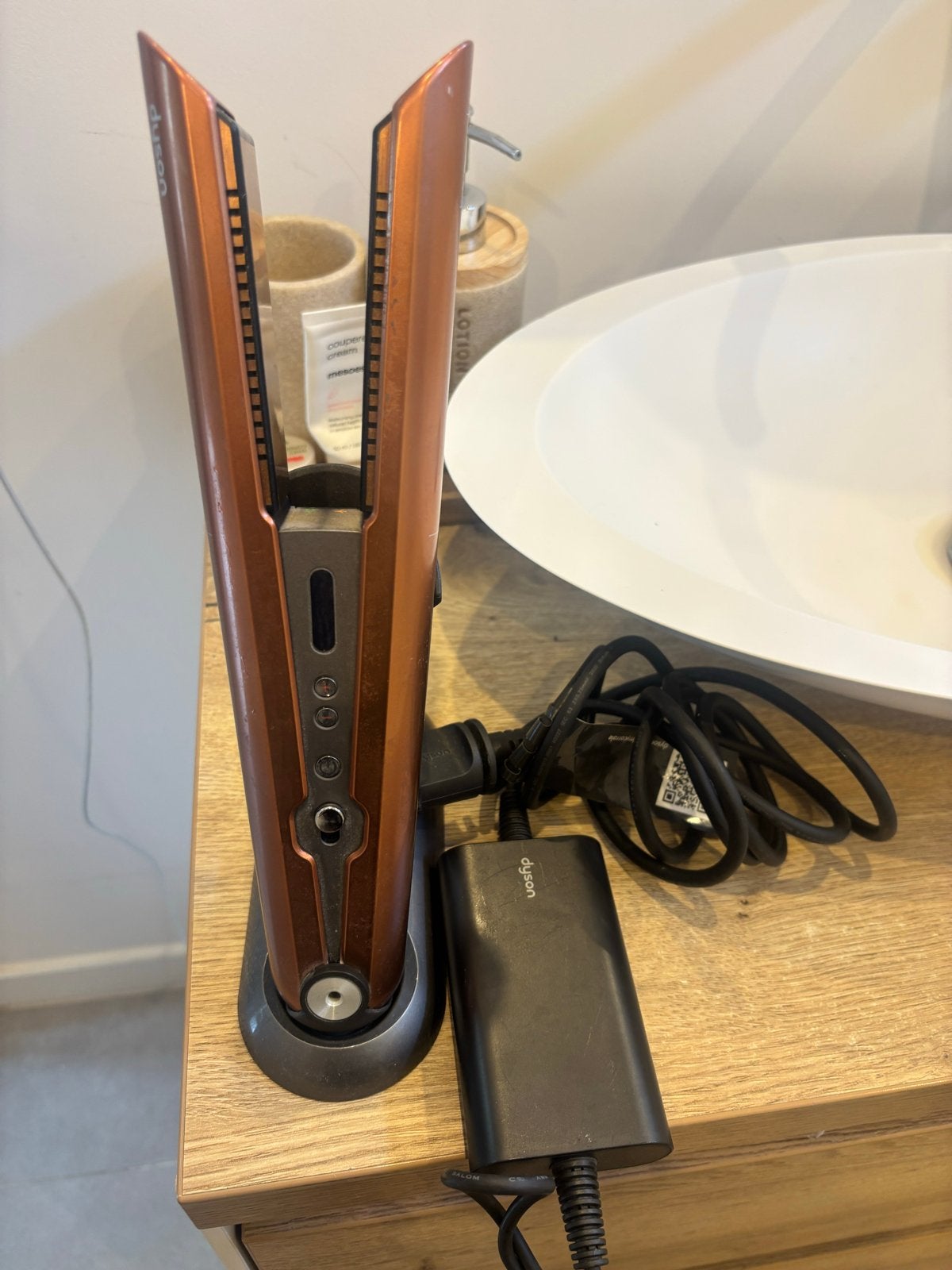 Dyson Corrale Stijltang Koper/Nikkel - Zo goed als nieuw, Ophalen, Zo goed als nieuw, Haarverzorging