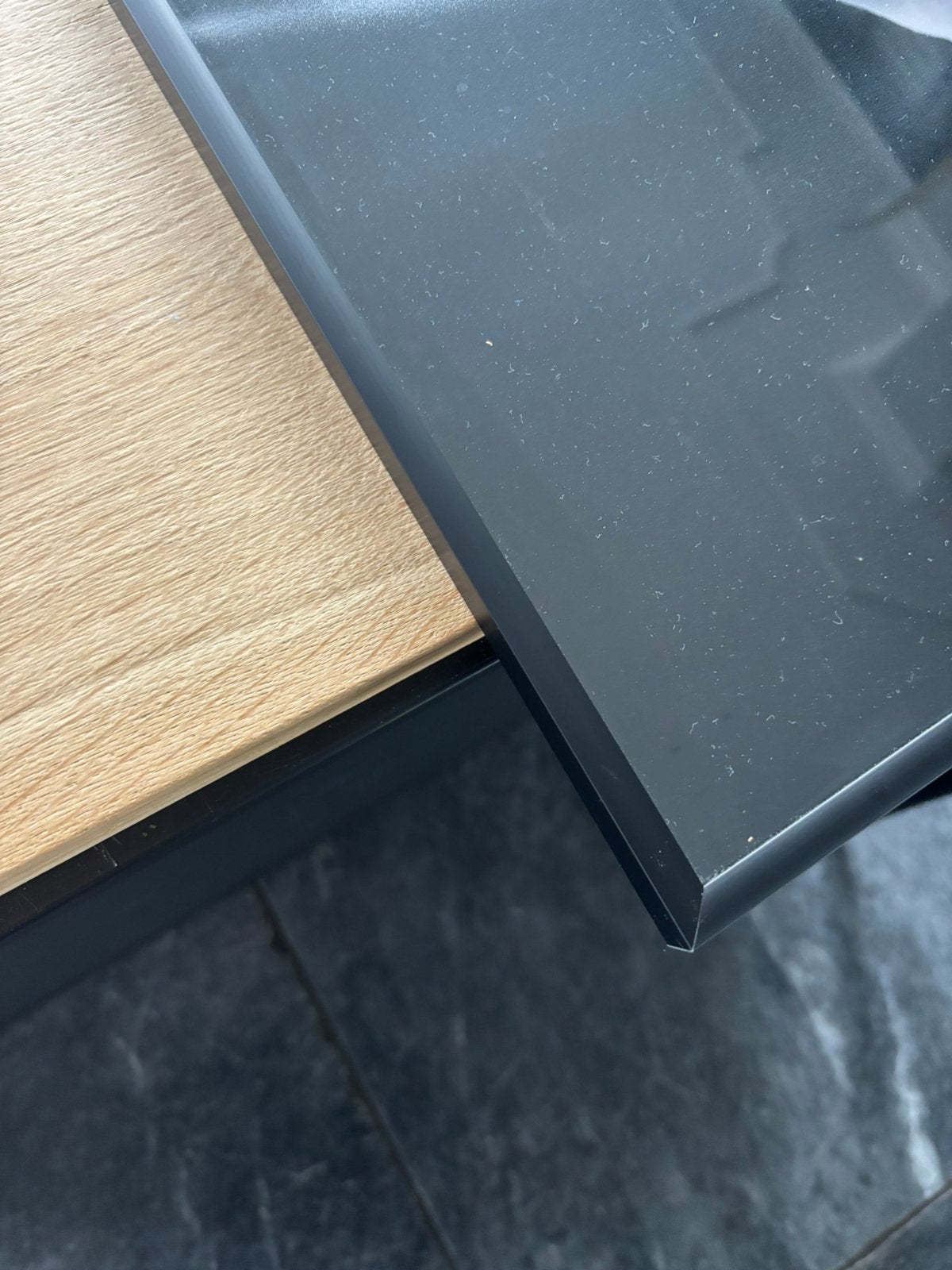 3 metalen fotolijsten 40x60, Ophalen, Zwart, Overige typen, Zo goed als nieuw