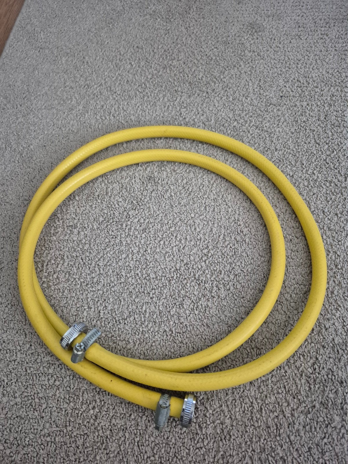 Gele CV vulslang met klemmen, Gebruikt, Pvc, Overige typen, Minder dan 2 meter