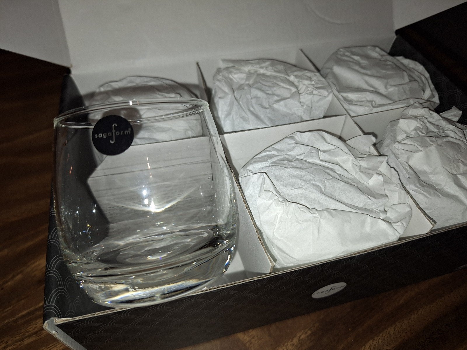 Sagaform Whiskey Tumblers - Nieuw in Doos (6 stuks), Ophalen of Verzenden, Nieuw, Glas, Glas of Glazen