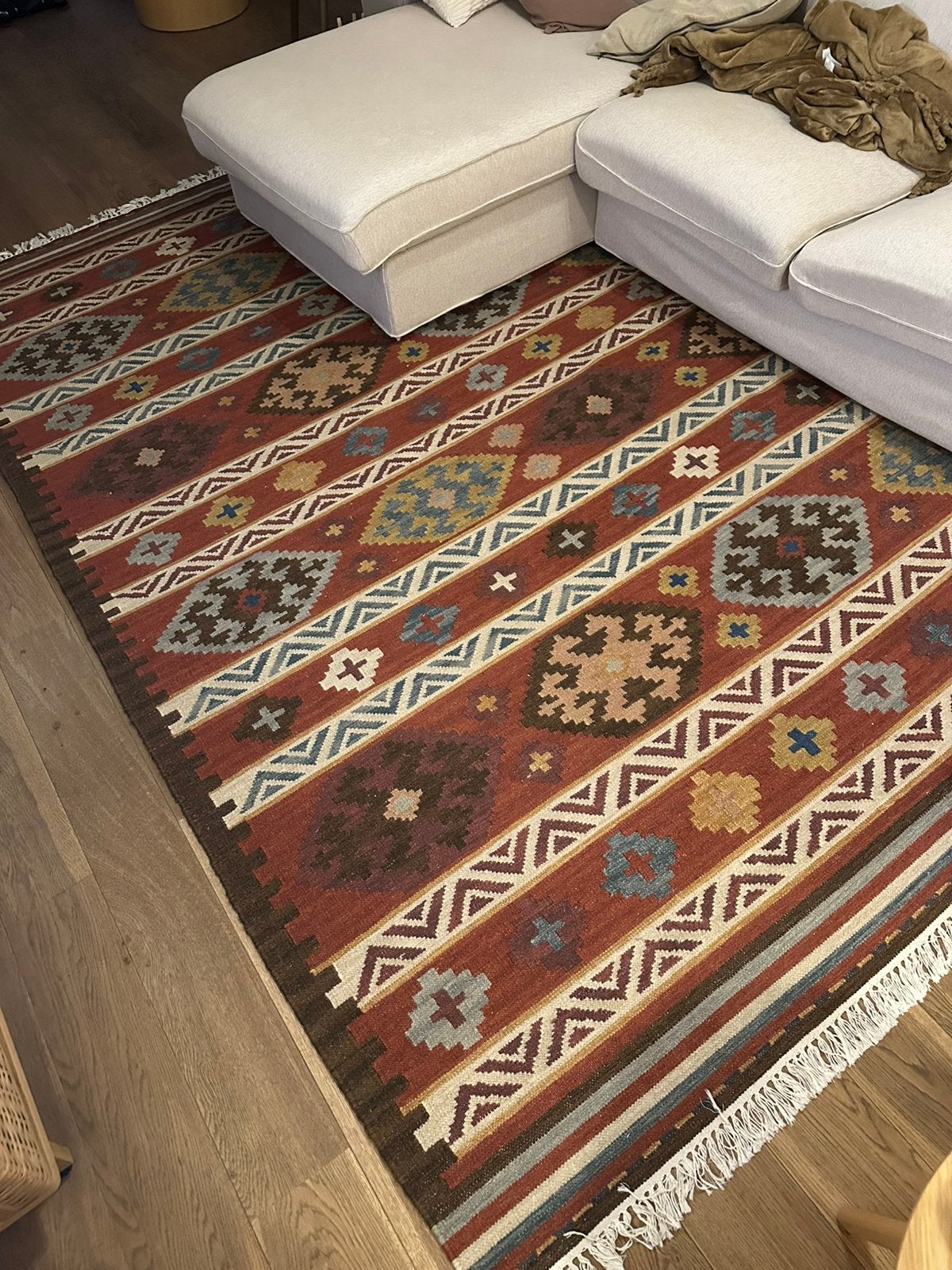 Benuta Zohra Hand Woven Kilim 200x300, Ophalen, Zo goed als nieuw, Rechthoekig, 200 cm of meer