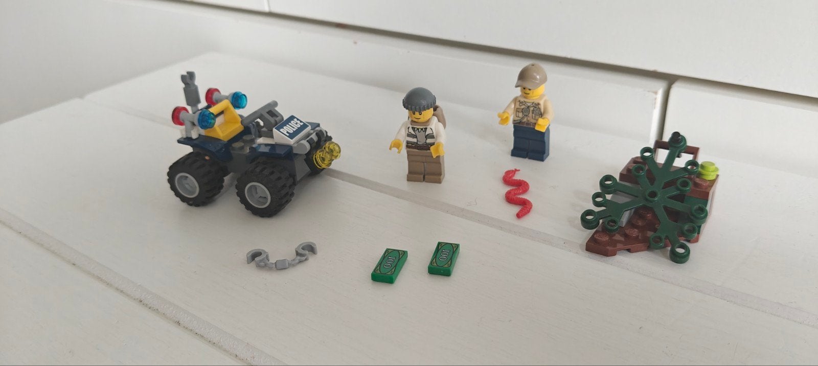 Lego City 60065 - ATV Achtervolging (doos mist), City, Lego, Ophalen of Verzenden, Zo goed als nieuw