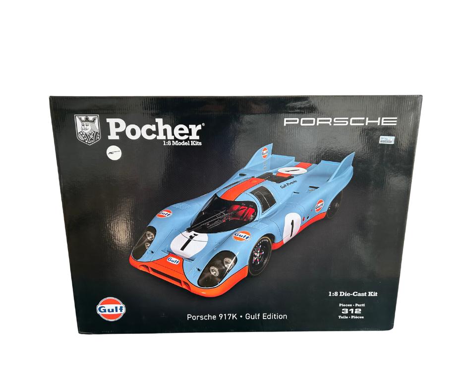 Pocher 1/8 Porsche 917K - Gulf edition nieuw, Ophalen of Verzenden, Nieuw, Auto