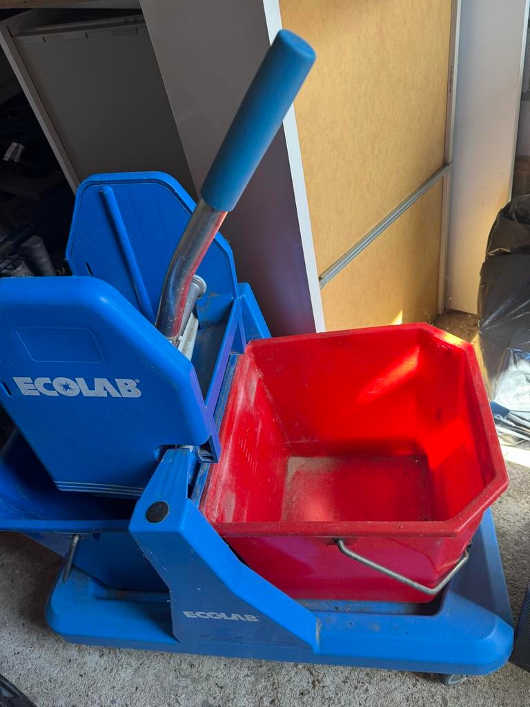 Ecolab Dweilemmer met pers, Ophalen of Verzenden, Dweilemmer, -bak, of -wagen