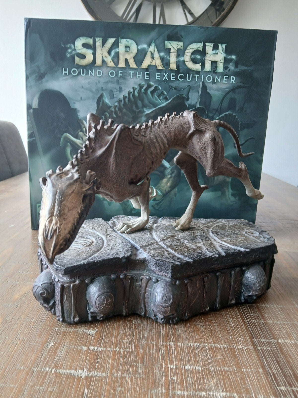 Sideshow Court of The Dead Skratch Hound Dog Statue, Ophalen of Verzenden, Zo goed als nieuw, Film, Beeldje, Replica of Model