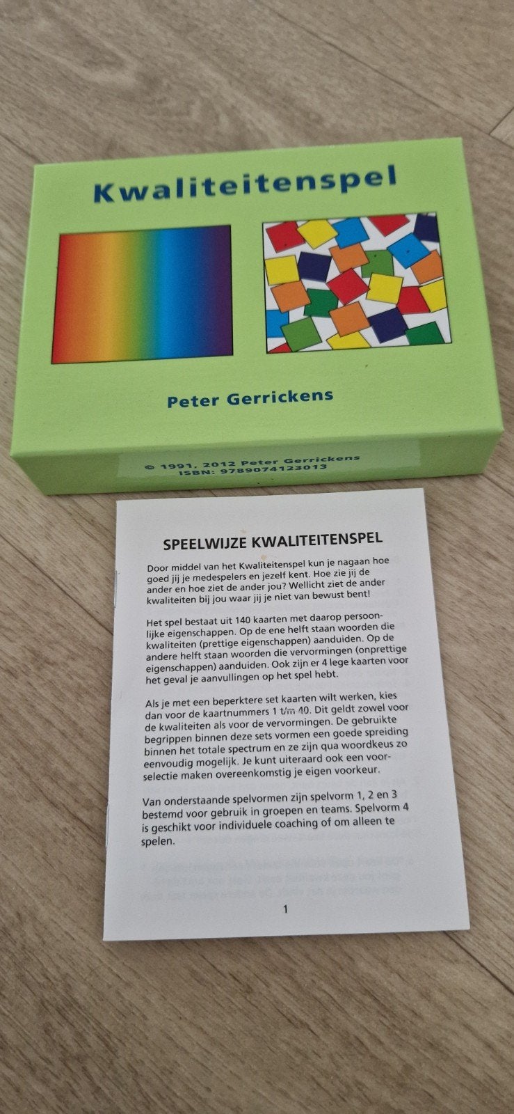 Kwaliteitenspel Peter Gerrickens - Zelfkennis en Groepsdynam, Ophalen of Verzenden