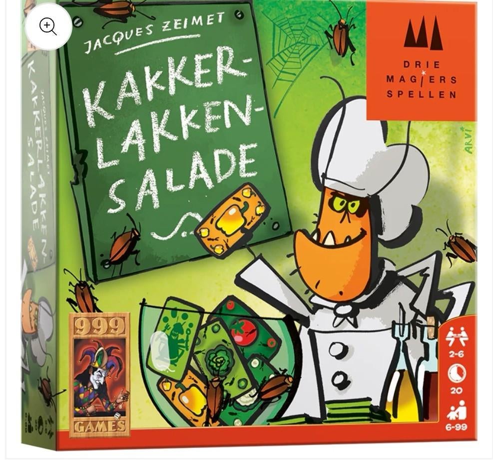 Kakkerlakkensalade nieuw, Hobby en Vrije tijd, Gezelschapsspellen | Kaartspellen, Ophalen of Verzenden, Nieuw