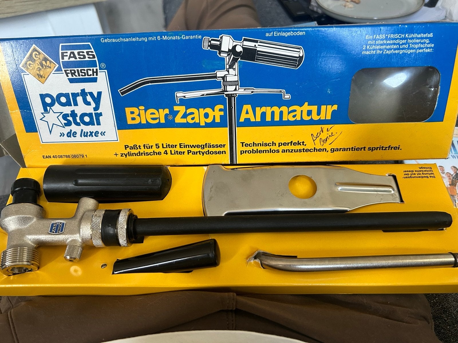 Fass Frisch Party Star de Luxe Bier Tap Armatuur, Overige typen, Zilver, Ophalen of Verzenden, Zo goed als nieuw