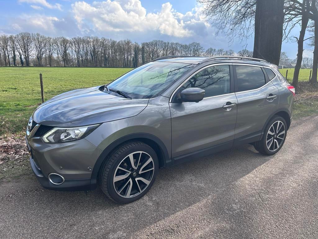 Nissan Qashqai 1.2 Dig-t 85KW 2WD 2015 Grijs, Auto's, Voorwielaandrijving, Zwart, 4 cilinders, 1200 kg