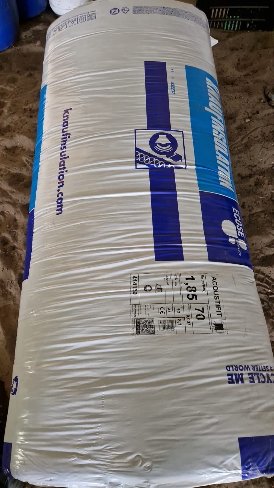 Knauf isolatie glaswolplaten 70mm en 90mm, Ophalen, 4 tot 8 cm, 10 tot 15 m², Nieuw