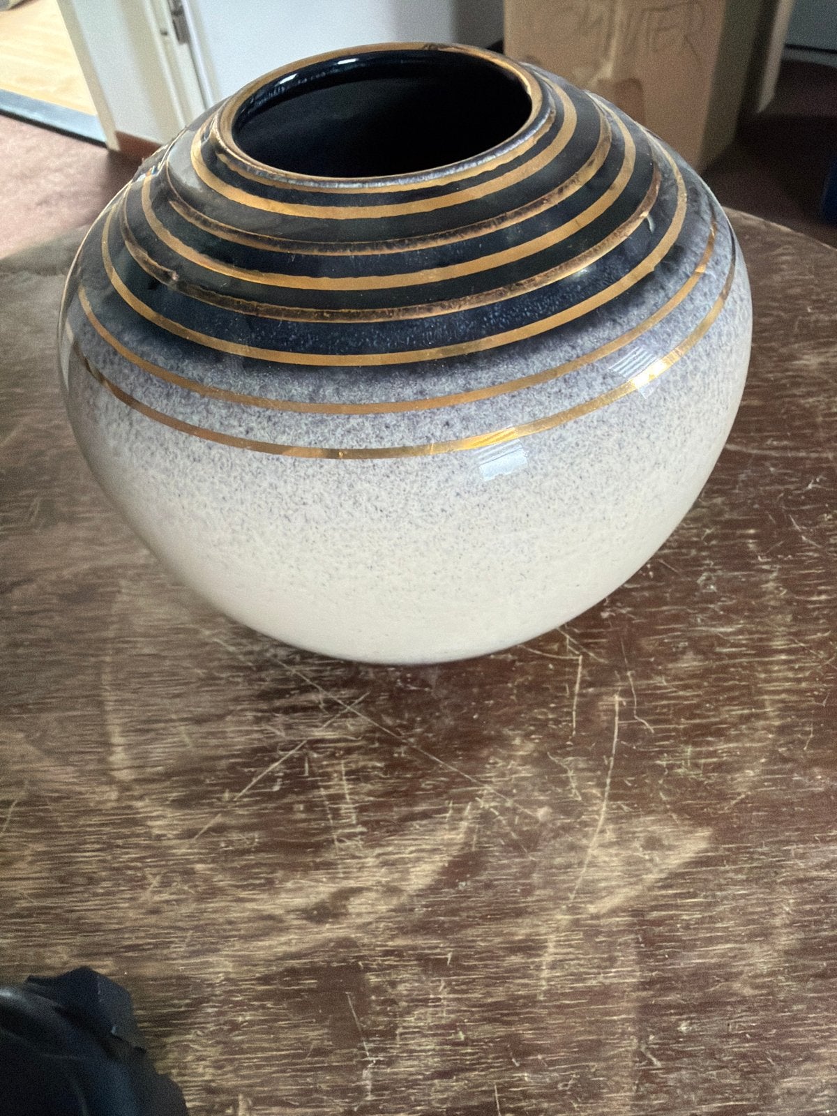 vintage keramische bolvaas, Ophalen
