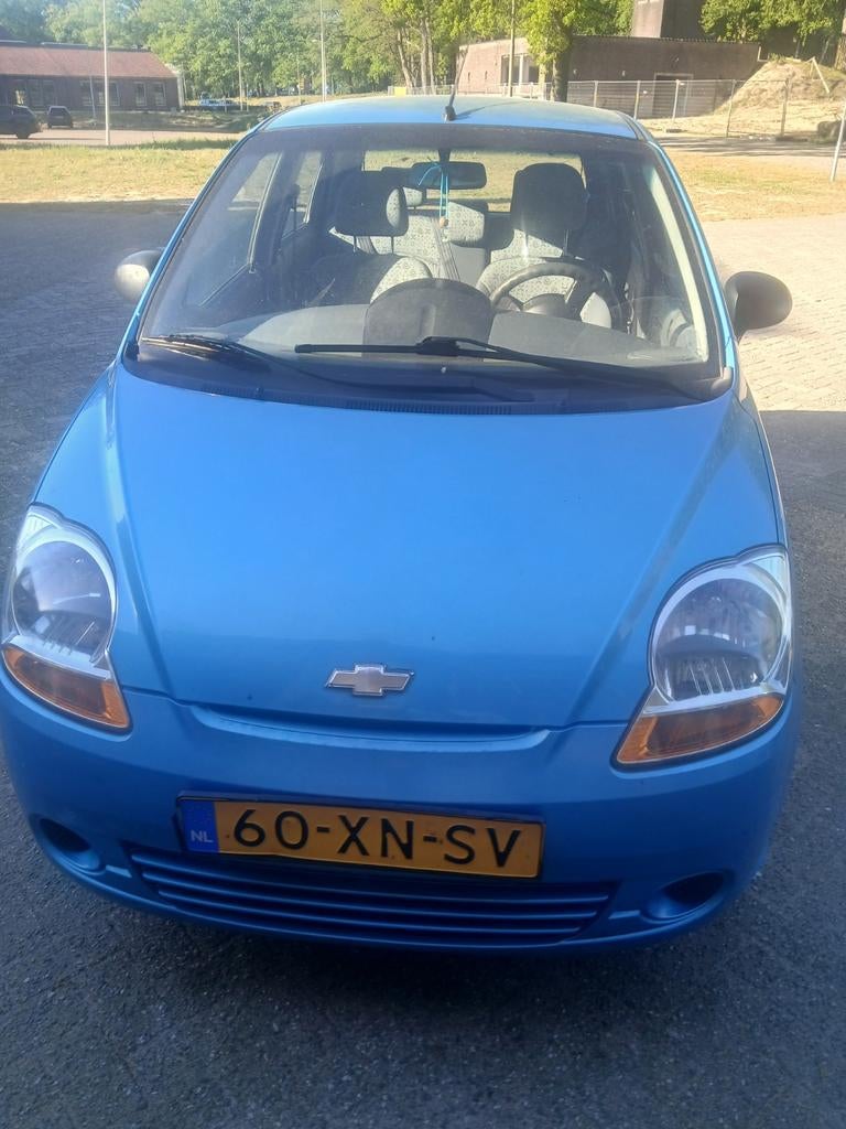Chevrolet Matiz 0.8 2007 Blauw, Auto's, Voorwielaandrijving, Blauw, Origineel Nederlands, Particulier