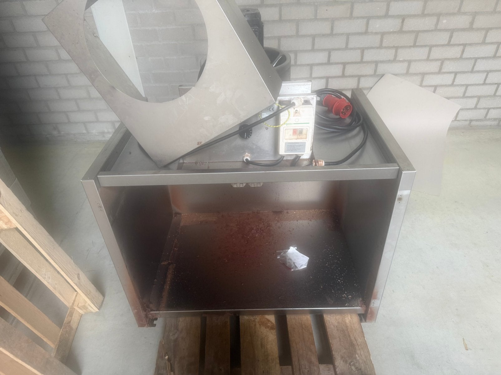 Dorr chocospuitcabine, Ophalen, Zo goed als nieuw, Motor