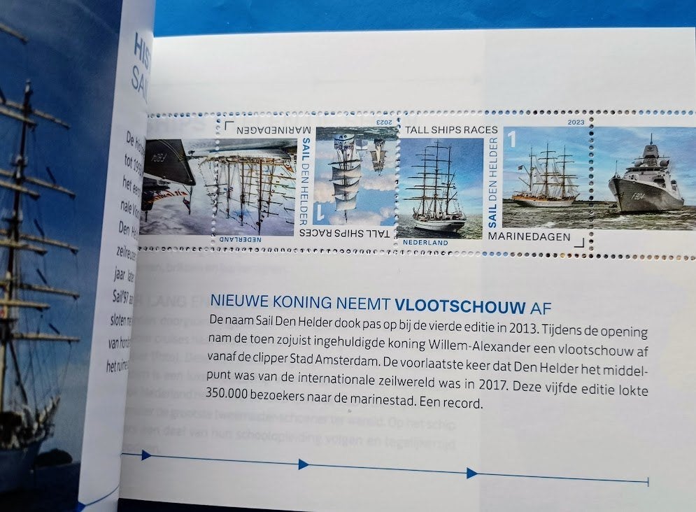 Prestigeboekje 107 - SAIL Den Helder, Hijs de zeilen 2023, Verzenden, Na 1940, Postfris