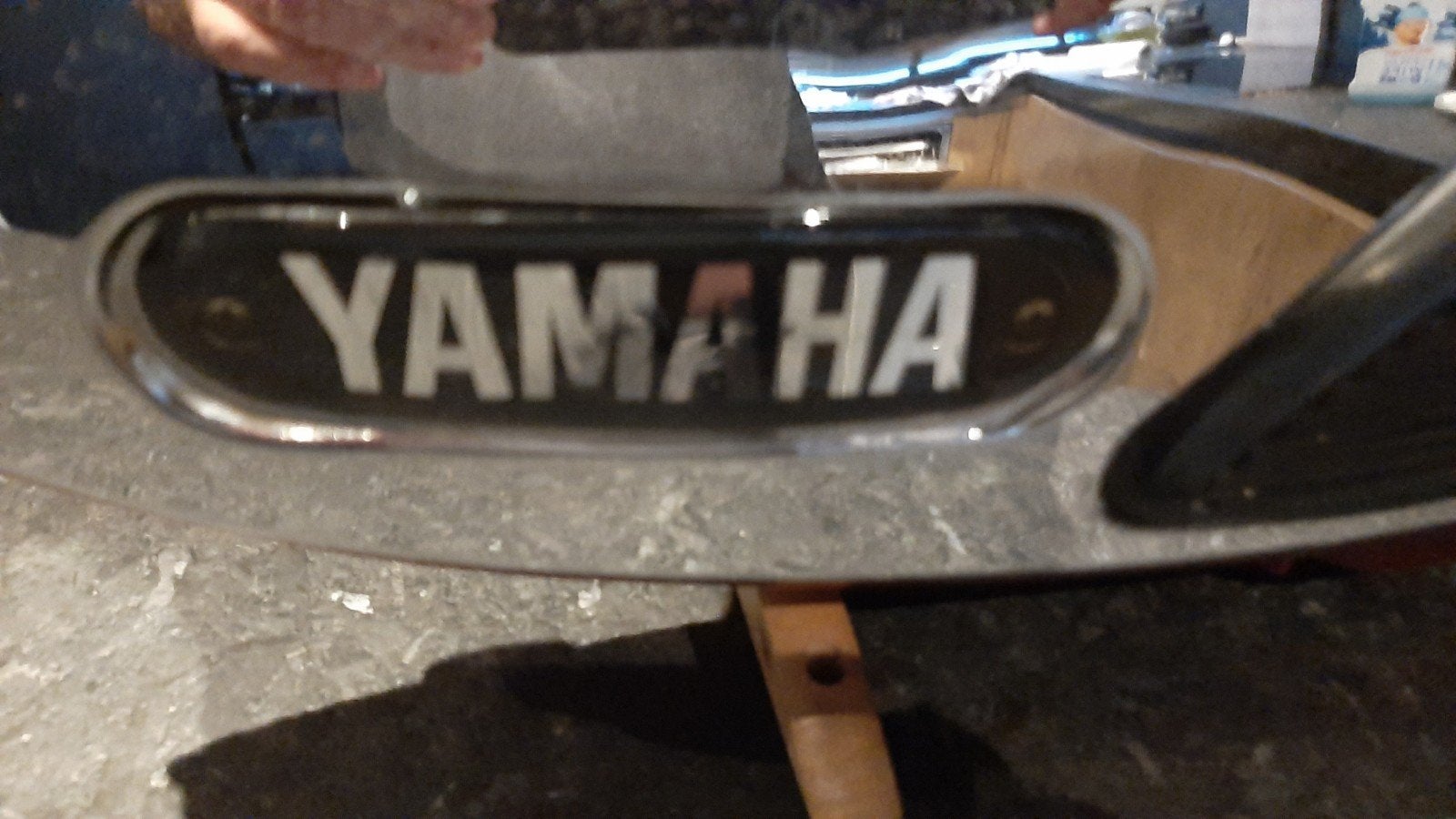 Tankplaatjes naar origineel Yamaha Fs1 Beumer, Ophalen of Verzenden, Nieuw, Yamaha