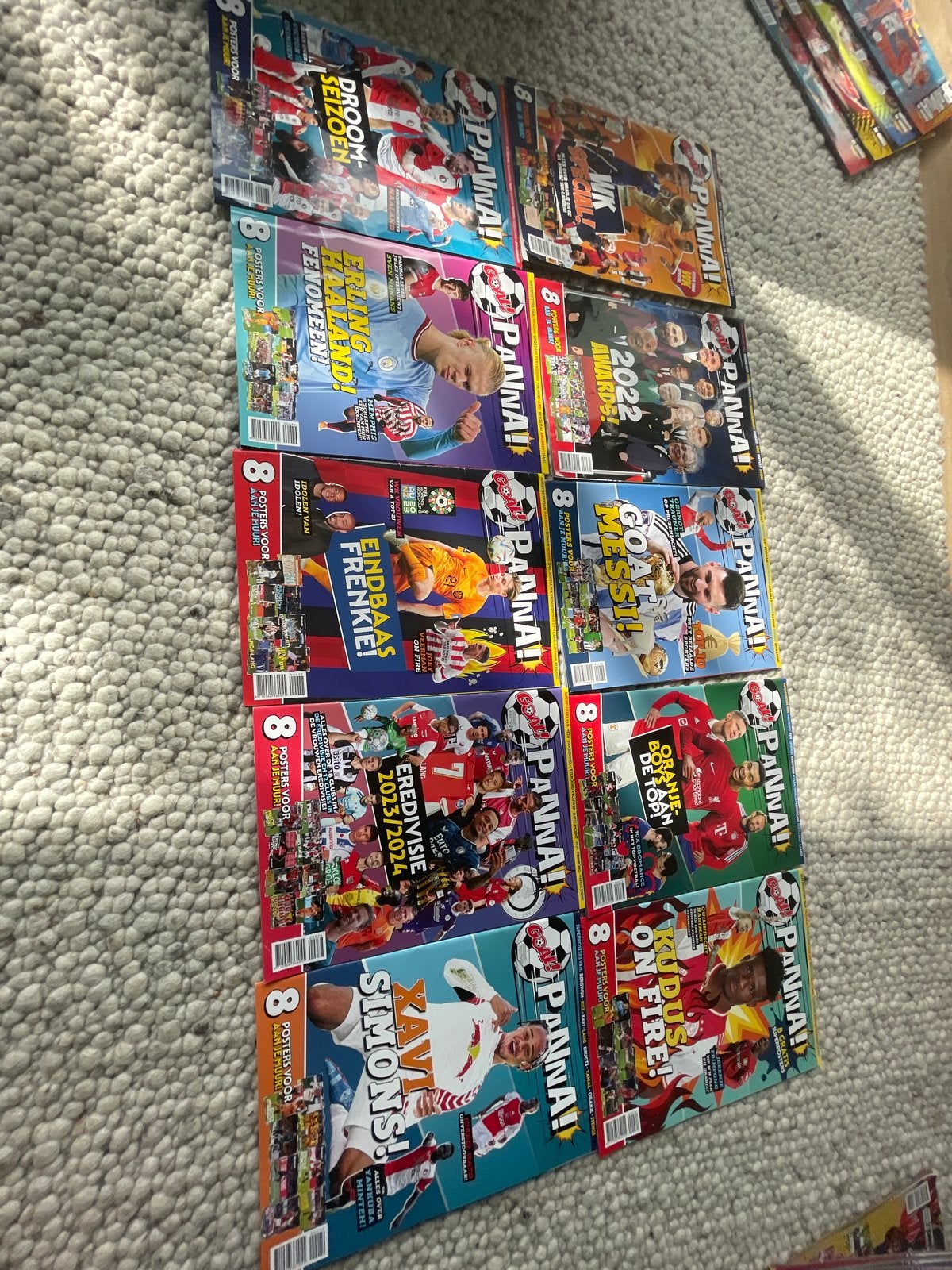 Panna! Voetbaltijdschriften - Nummers 70-79, Ophalen, Gelezen, Sport en Vrije tijd