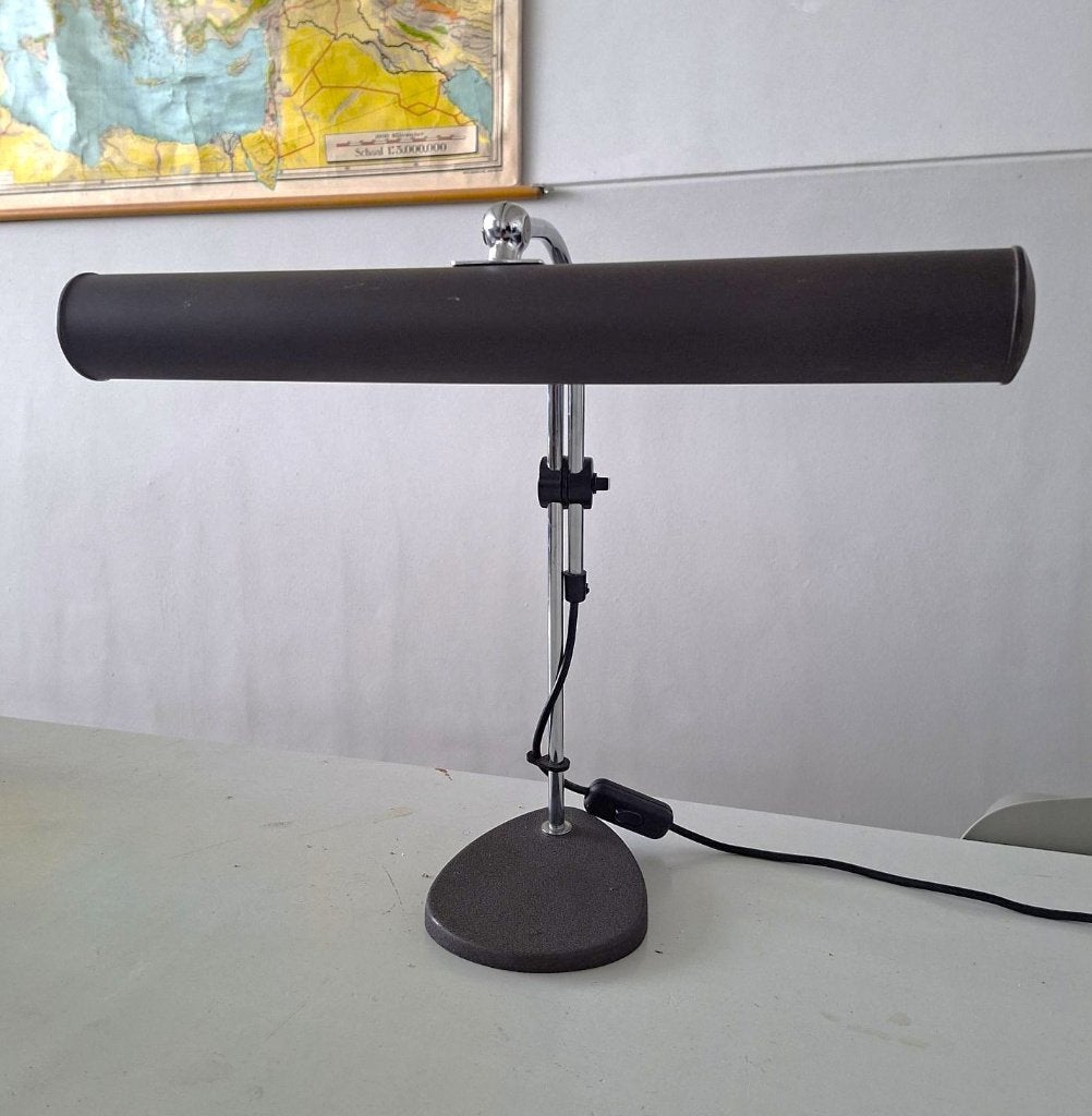 vintage Anvia bureaulamp pianolamp mid century design retro, Ophalen of Verzenden