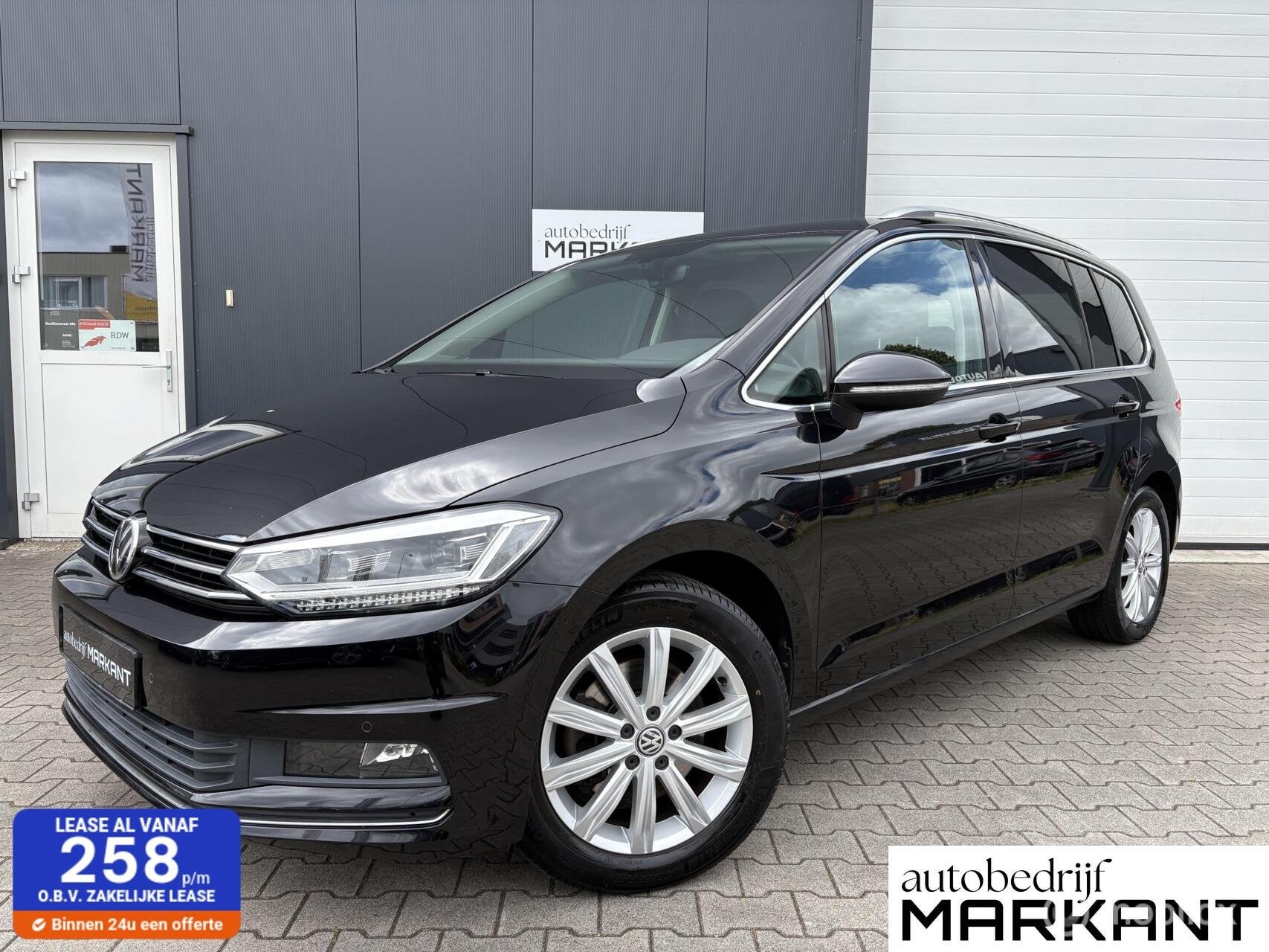 Volkswagen Touran 1.4 TSI Highline Edition-R 7-pers / Trekh., Auto's, Gebruikt, 4 cilinders, 150 pk, Zwart