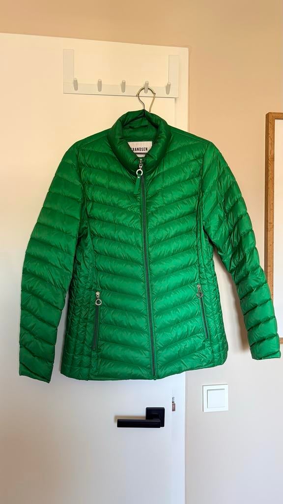Luxe Frandsen Dons (tussen)Jasje Maat 42 - Groen, Ophalen of Verzenden, Zo goed als nieuw, Maat 42/44 (L), Groen