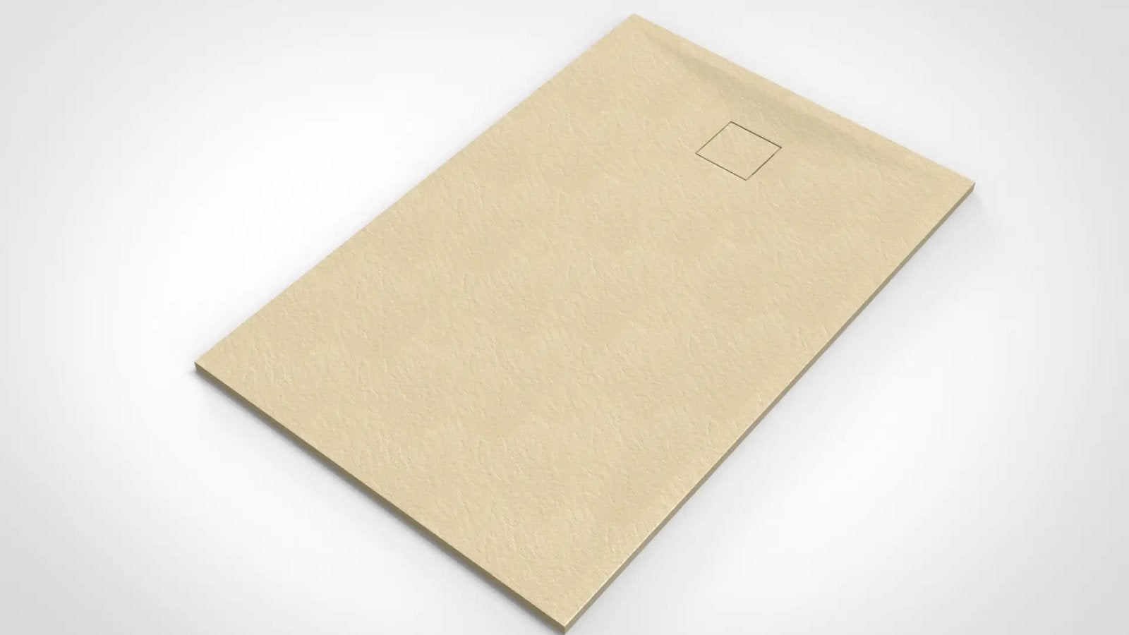 Saniclear Naxos SMC douchebak stone-look 120x90cm beige mat, Ophalen, Nieuw, Steen, Douche