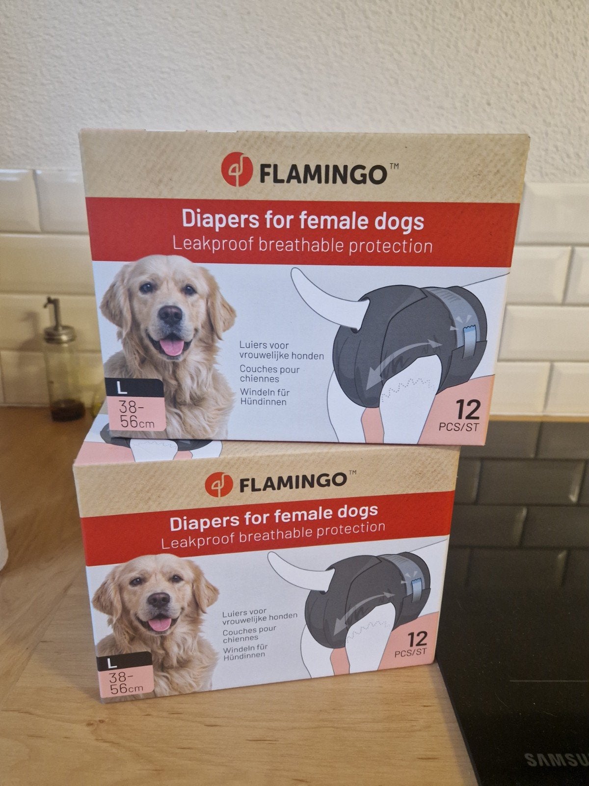 Honden luiers L, Dieren en Toebehoren, Honden-accessoires, Ophalen