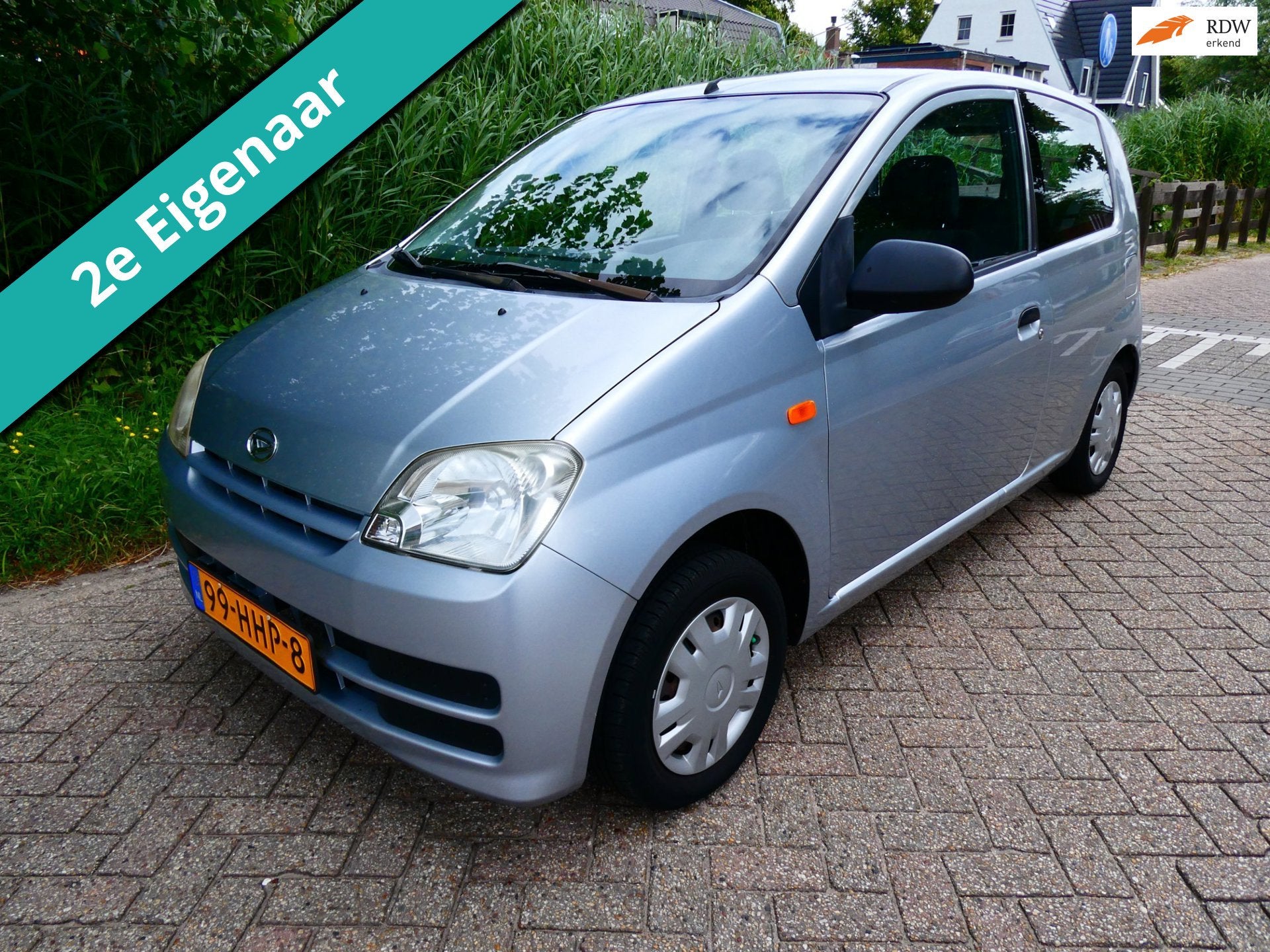 Daihatsu Cuore 1.0-12V 2e eig. 64.000km. Stuurbekr. Zuinig N, Auto's, Stof, 18 €/maand, 4 stoelen, Cuore